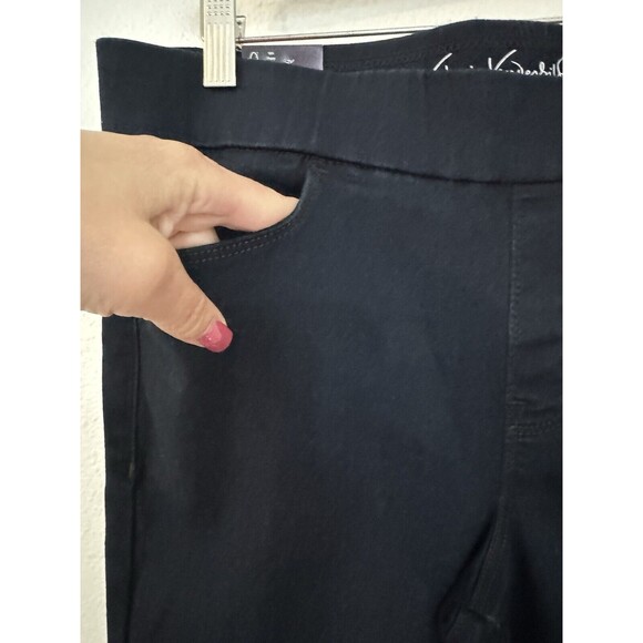 Gloria Vanderbilt Amanda Pull On Comfort Jeans Size 8 Dark Blue New Stretch - Picture 3 of 10